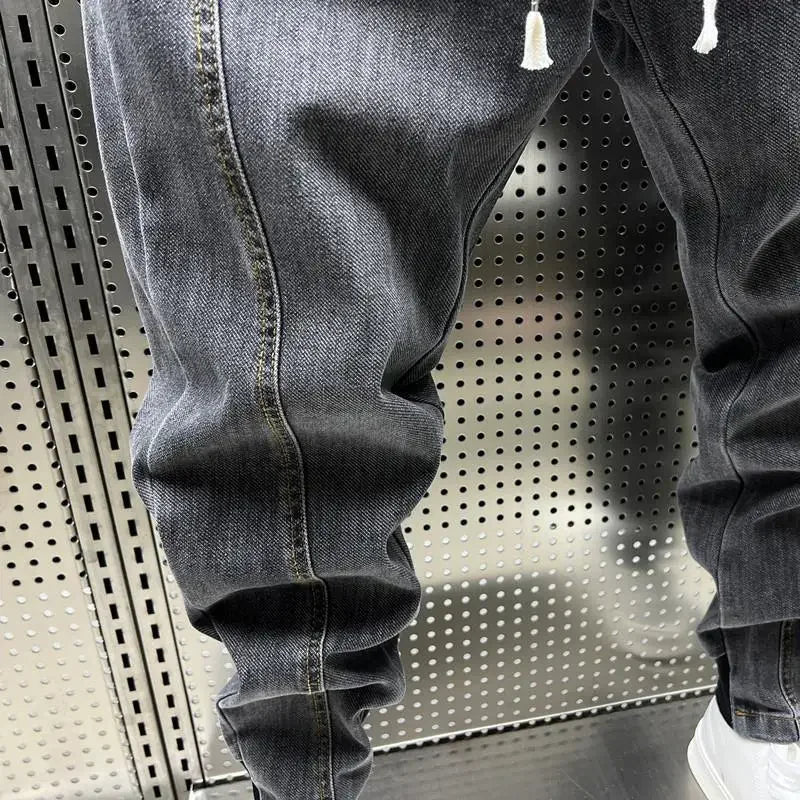 CHILLO – Stads Denim Joggingbroek