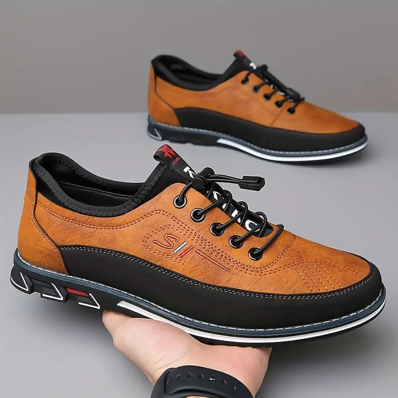 CALDEN Handgemaakte Oxford Leren Schoenen