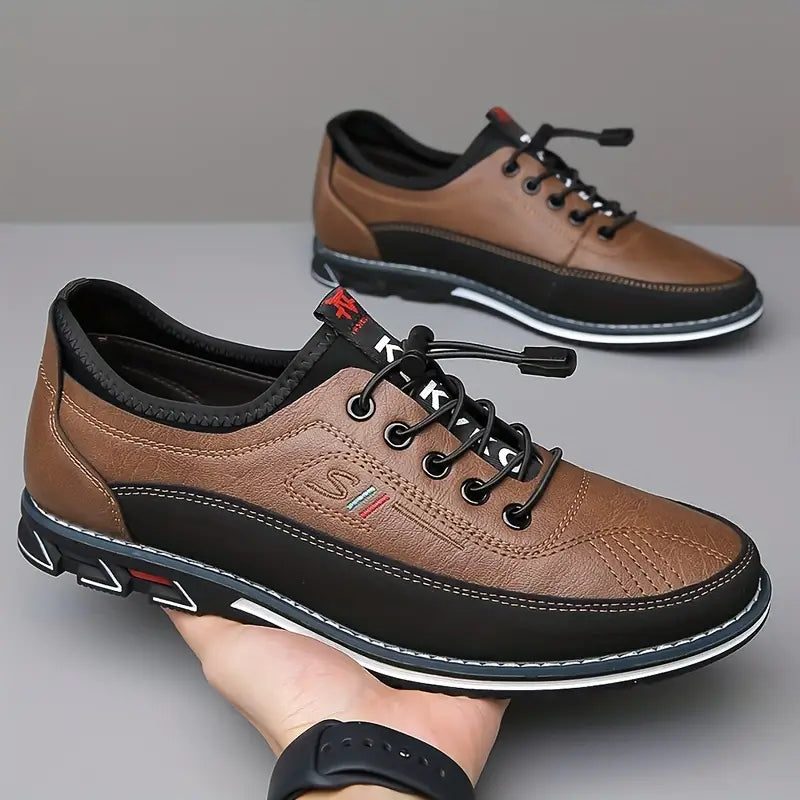 CALDEN Handgemaakte Oxford Leren Schoenen