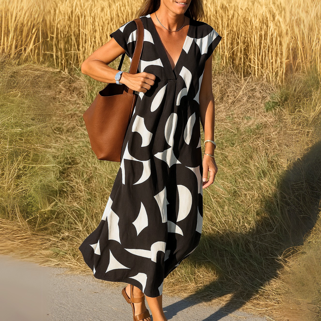 Simone Loszittende Jurk
