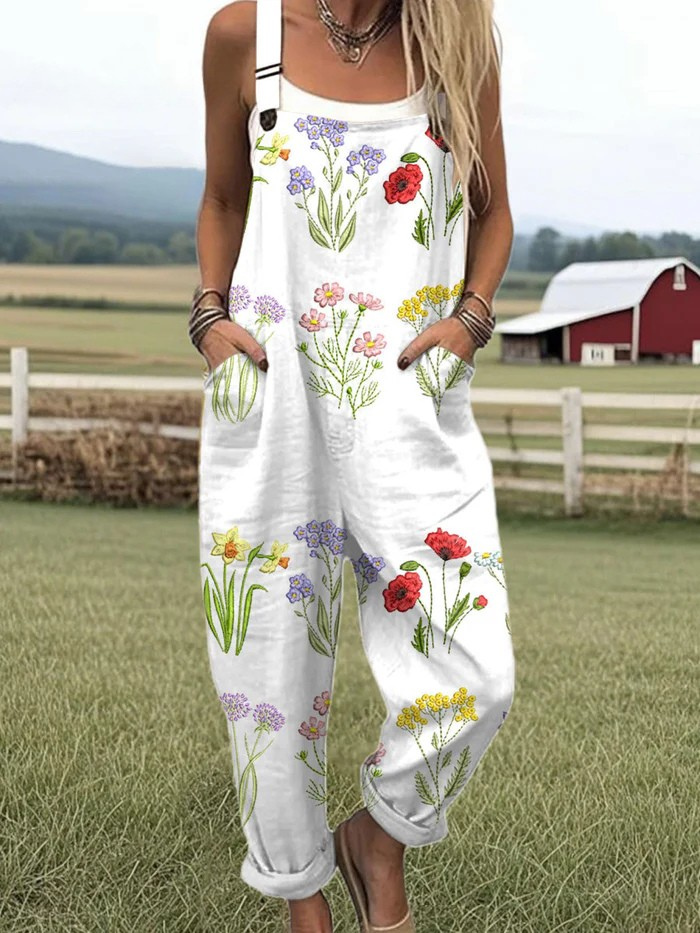 SAYA Jumpsuit met Wijde Pijpen